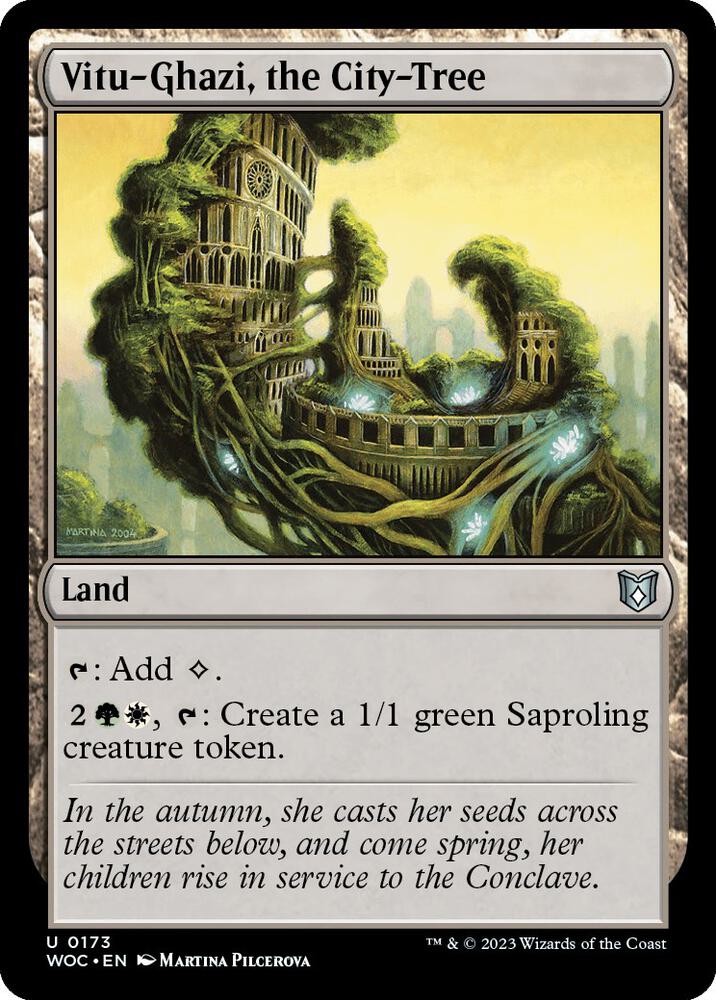 Vitu-Ghazi, the City-Tree (173) [Wilds of Eldraine Commander]