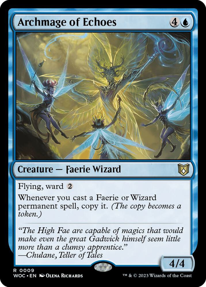 Archmage of Echoes (9) [Wilds of Eldraine Commander]