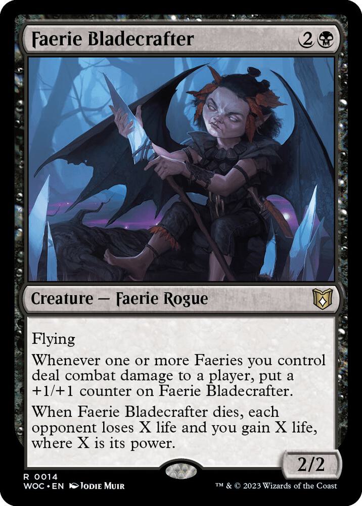 Faerie Bladecrafter (14) [Wilds of Eldraine Commander]