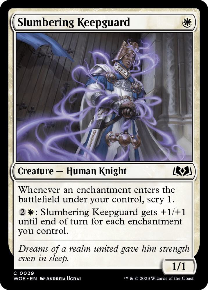 Slumbering Keepguard (29) [Wilds of Eldraine]