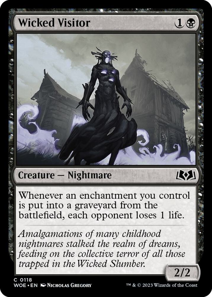 Wicked Visitor (118) [Wilds of Eldraine]