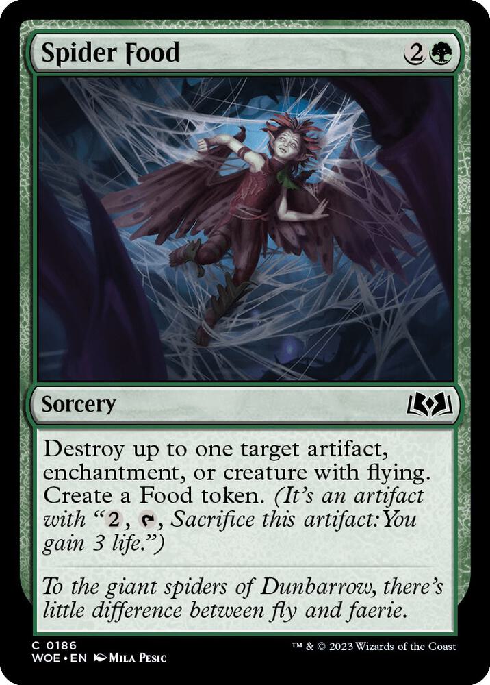 Spider Food (186) [Wilds of Eldraine]