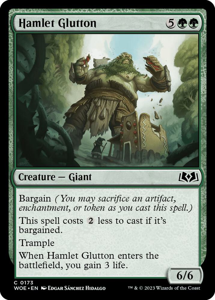 Hamlet Glutton (173) [Wilds of Eldraine]