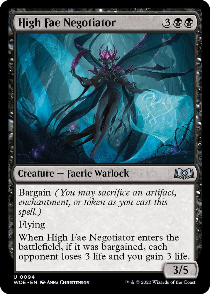 High Fae Negotiator (94) [Wilds of Eldraine]