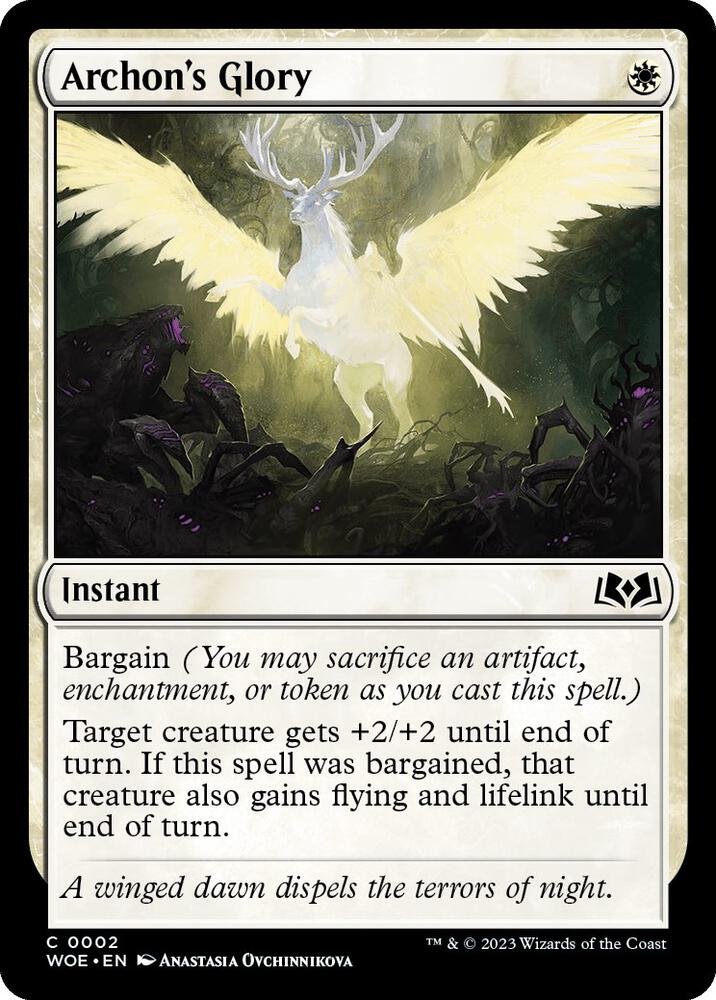 Archon's Glory (2) [Wilds of Eldraine]