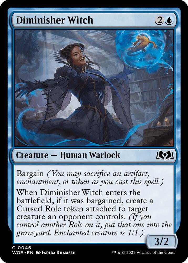 Diminisher Witch (46) [Wilds of Eldraine]
