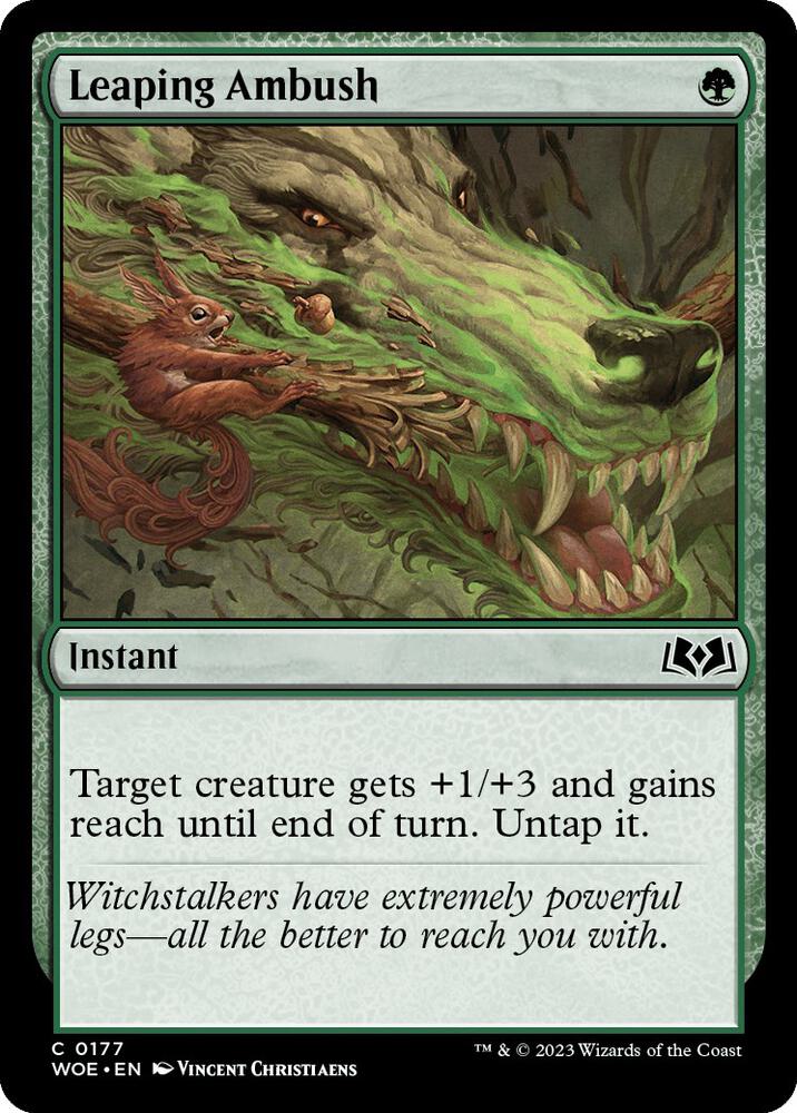 Leaping Ambush (177) [Wilds of Eldraine]