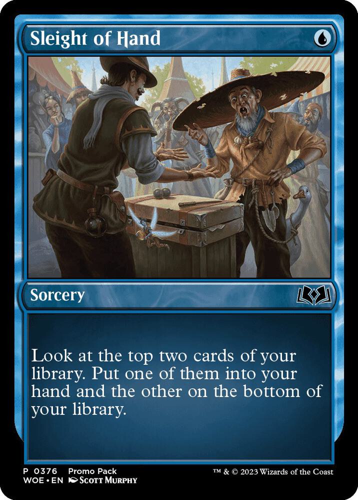 Sleight of Hand (376) [Wilds of Eldraine Promos]
