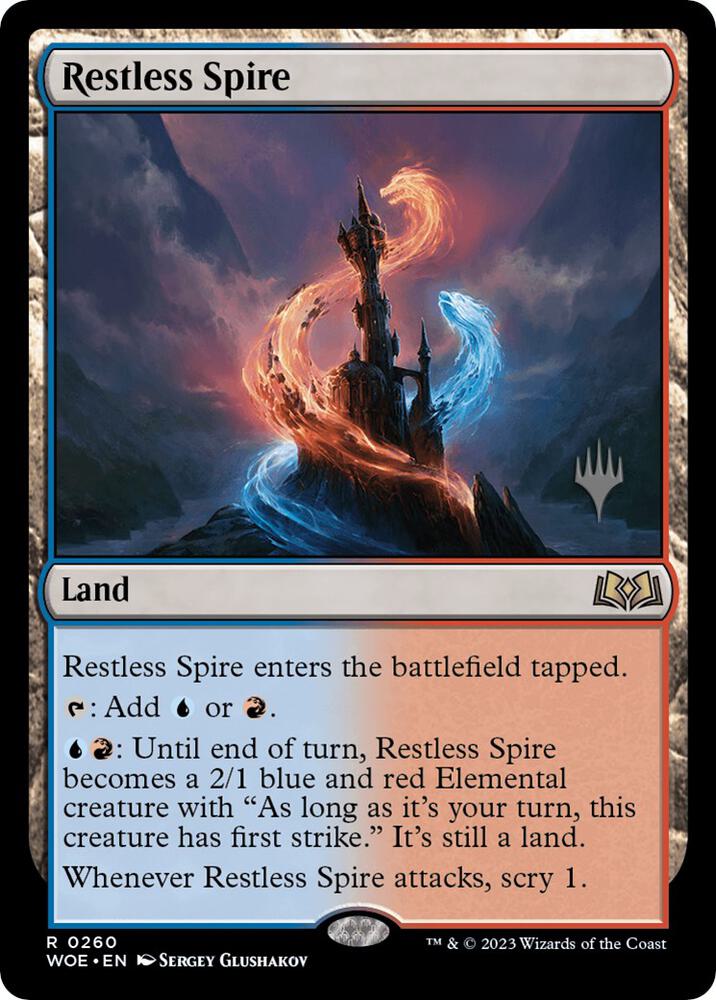 Restless Spire (260) [Wilds of Eldraine Promos]