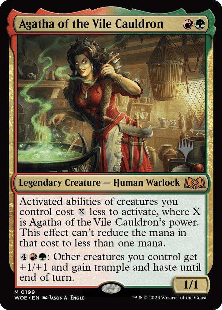 Agatha of the Vile Cauldron (199) [Wilds of Eldraine Promos]