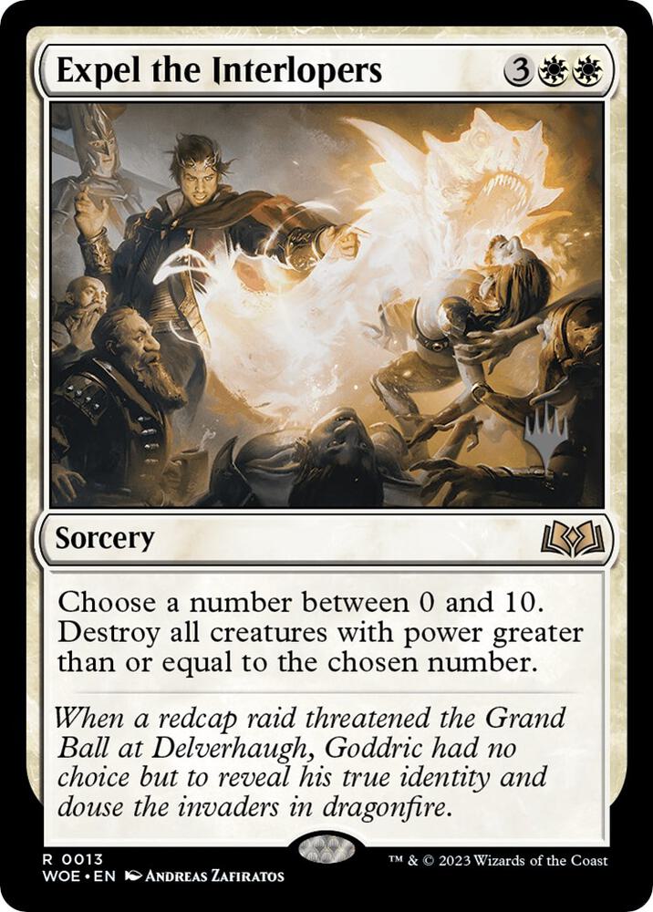 Expel the Interlopers (13) [Wilds of Eldraine Promos]