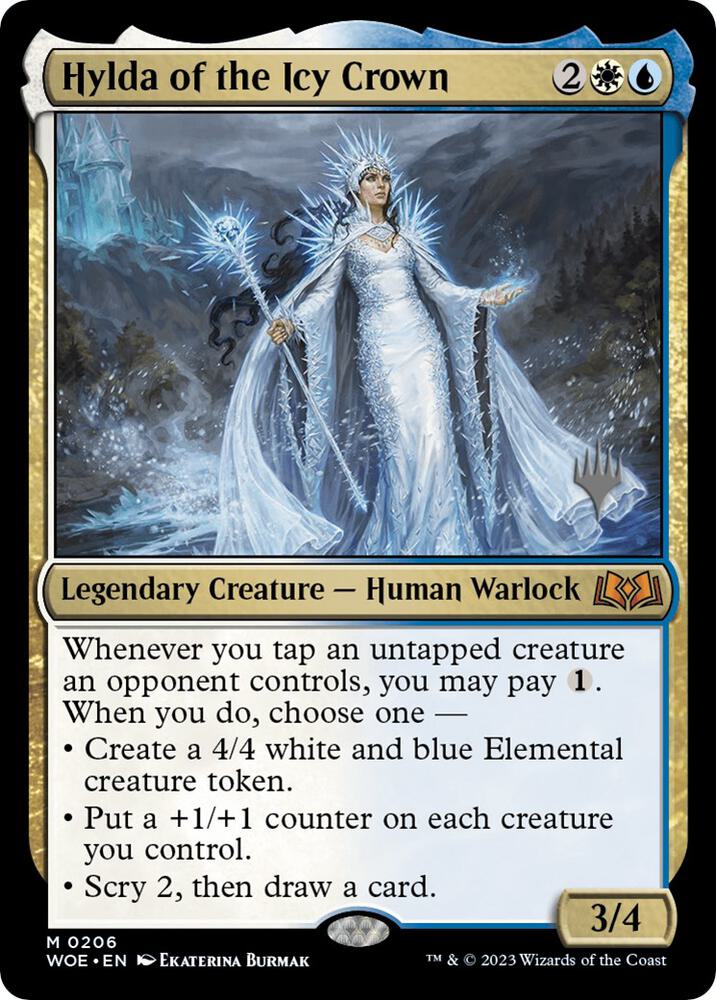 Hylda of the Icy Crown (206) [Wilds of Eldraine Promos]