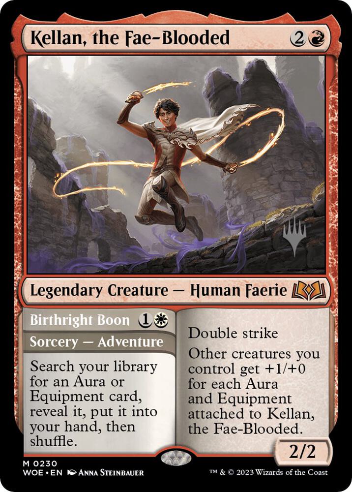 Kellan, the Fae-Blooded (230) [Wilds of Eldraine Promos]