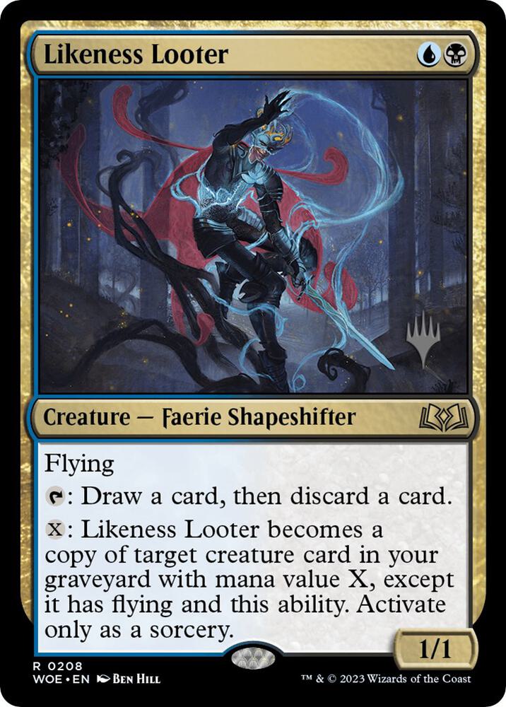 Likeness Looter (208) [Wilds of Eldraine Promos]