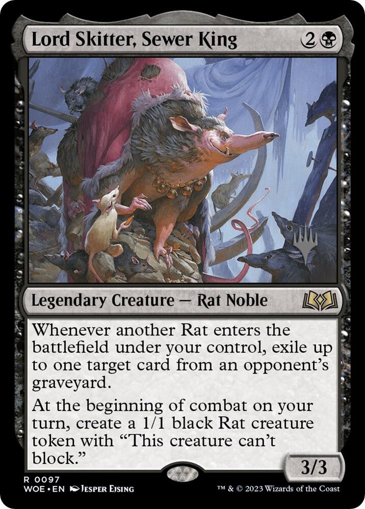 Lord Skitter, Sewer King (97) [Wilds of Eldraine Promos]