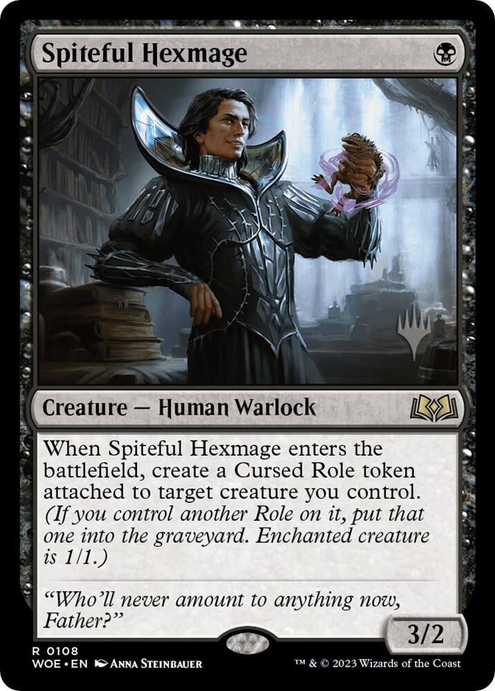 Spiteful Hexmage (108) [Wilds of Eldraine Promos]