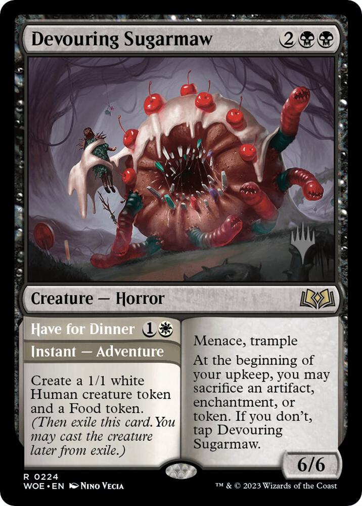 Devouring Sugarmaw (224) [Wilds of Eldraine Promos]