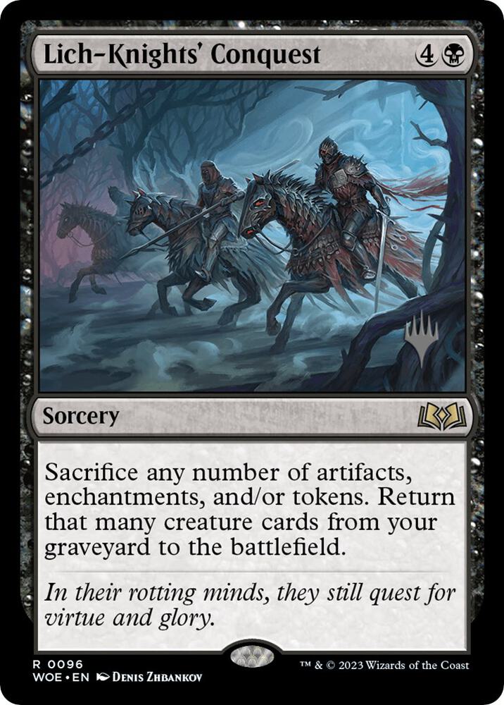 Lich-Knights' Conquest (96) [Wilds of Eldraine Promos]