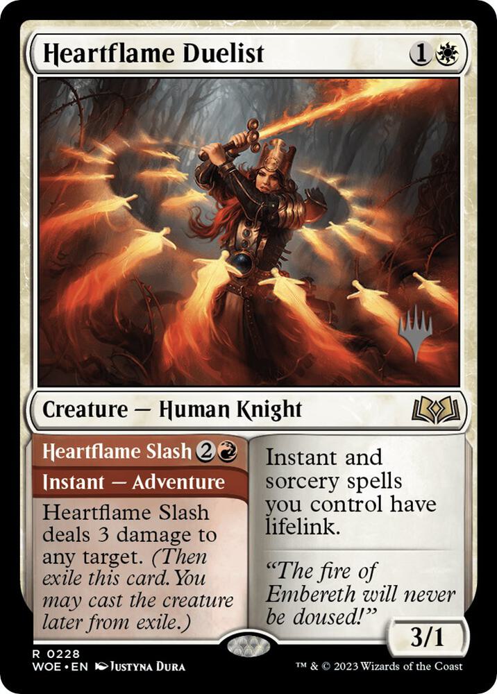 Heartflame Duelist (228) [Wilds of Eldraine Promos]