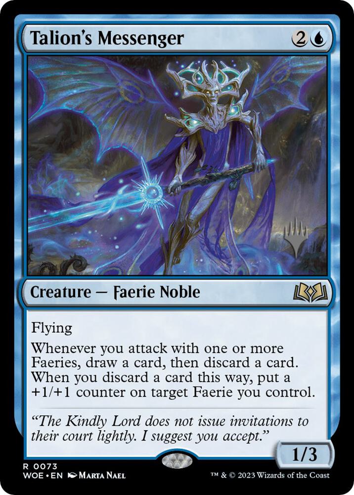 Talion's Messenger (73) [Wilds of Eldraine Promos]