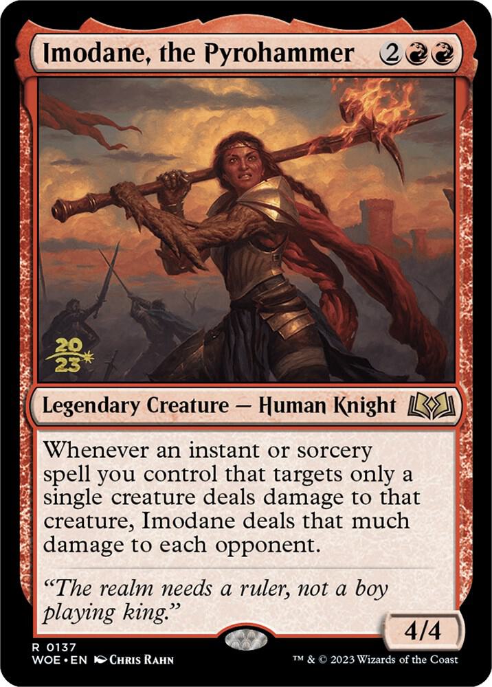 Imodane, the Pyrohammer (137) [Prerelease Cards]
