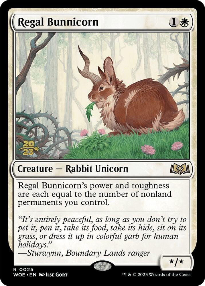 Regal Bunnicorn (25) [Prerelease Cards]