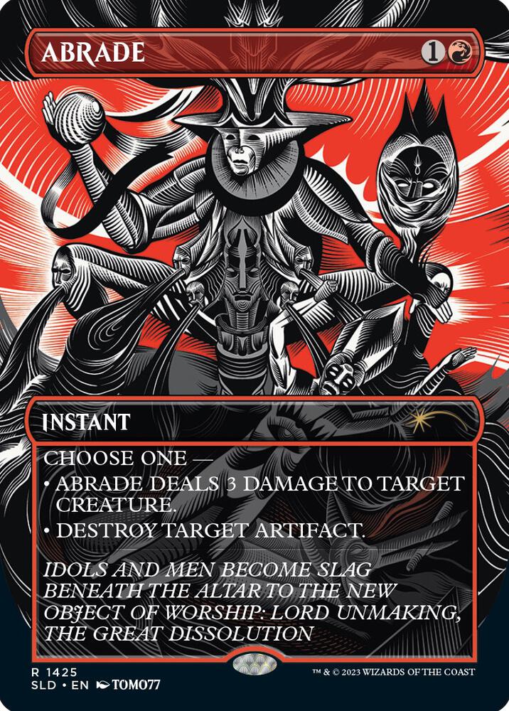 Abrade (1425) [Secret Lair Drop] [Full Art]