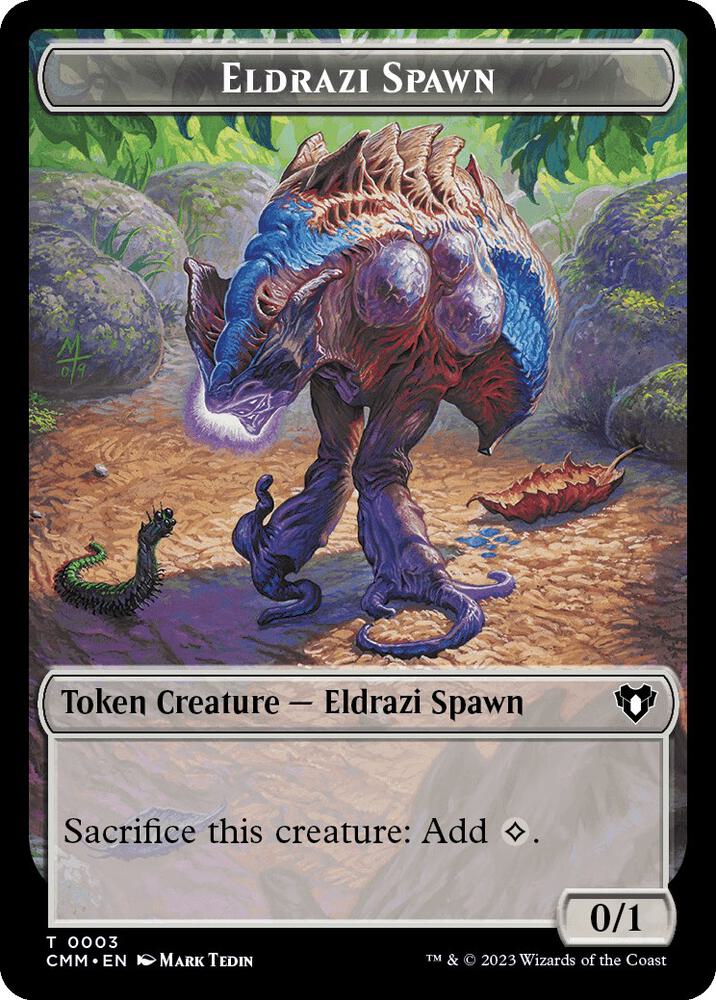 Eldrazi Spawn // Rat Double-Sided Token (3 // 17) [Commander Masters]