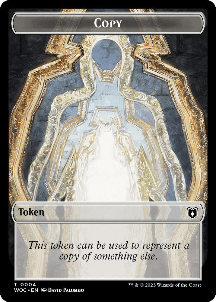 Copy // Royal Role / Virtuous Role Double-Sided Token (2 // 4) [Wilds of Eldraine Commander]