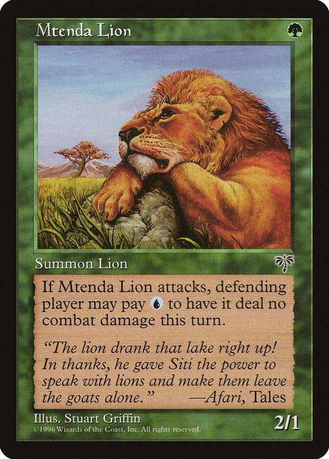 Mtenda Lion (230) [Mirage]