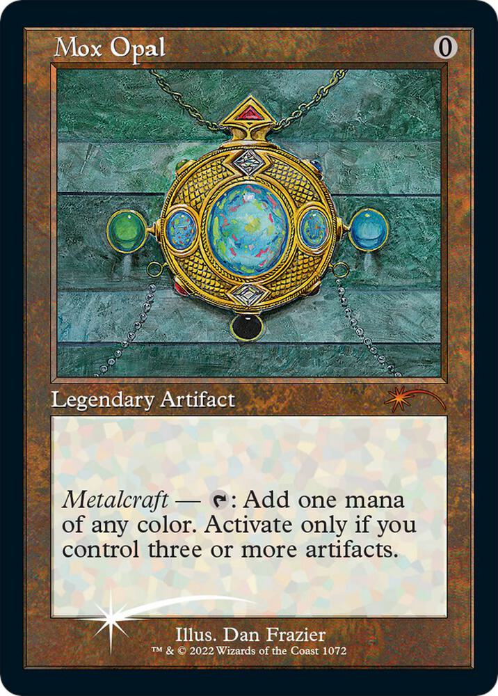 Mox Opal (Retro Frame) (Foil Etched) (1072) [Secret Lair Drop]