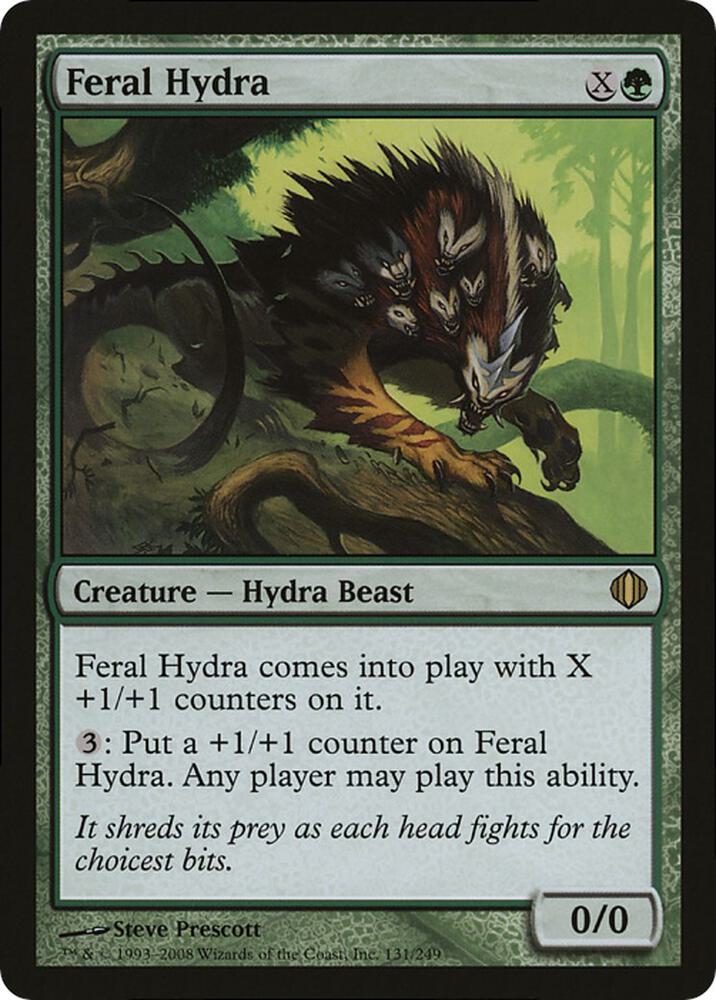 Feral Hydra (Magic Player Rewards 2009) (131) [Oversize Cards]