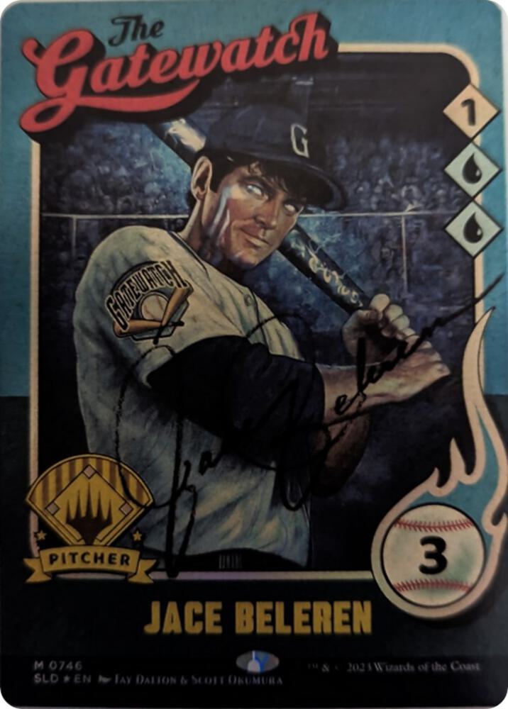 Jace Beleren (746) (Autographed) [Secret Lair Drop] [Full Art, Borderless]