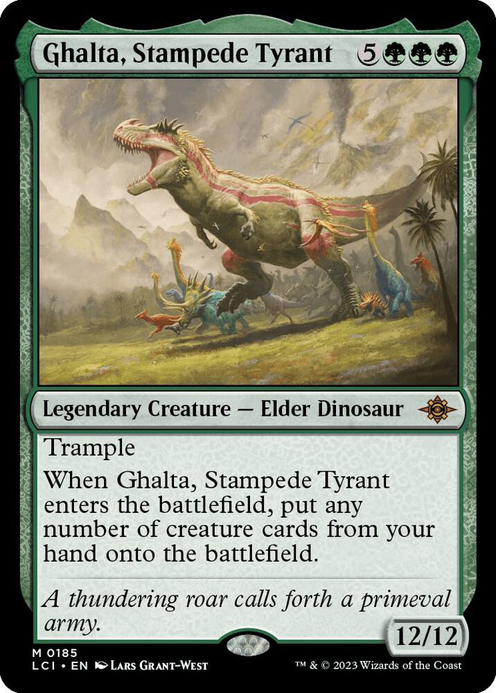 Ghalta, Stampede Tyrant (185) [The Lost Caverns of Ixalan]