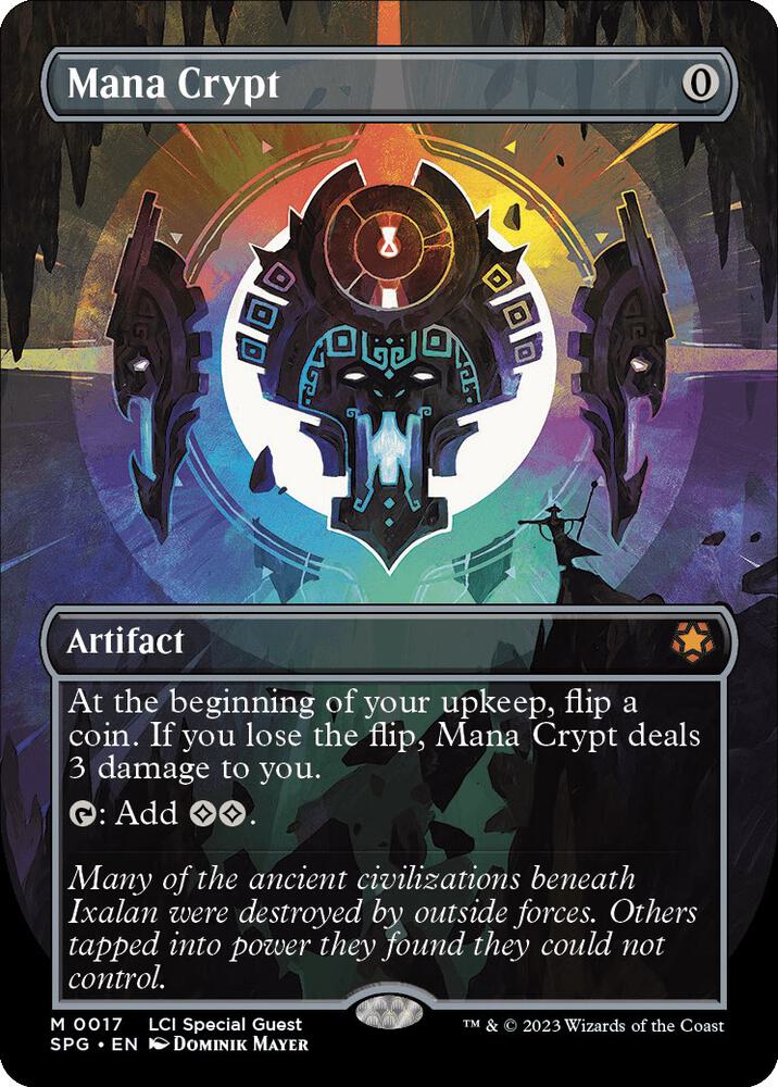 Mana Crypt (Borderless) (17) [Special Guests] [Borderless]