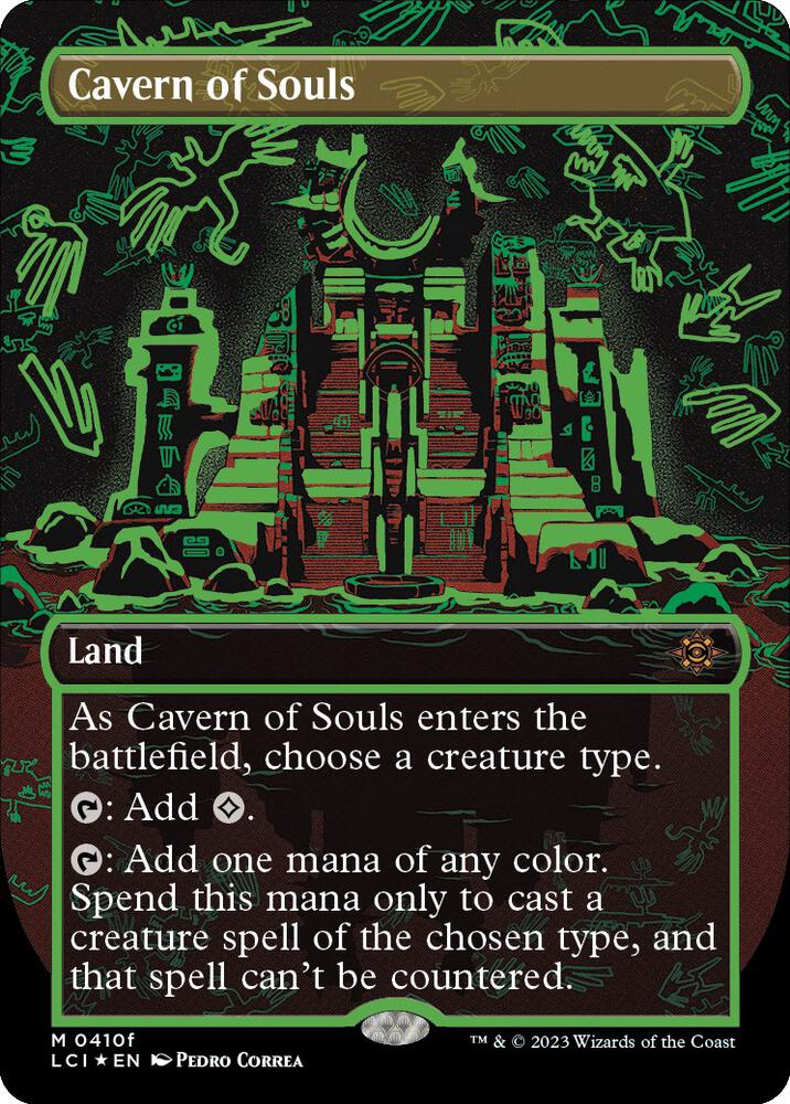 Cavern of Souls (0410f) (Borderless) [The Lost Caverns of Ixalan] [Borderless]