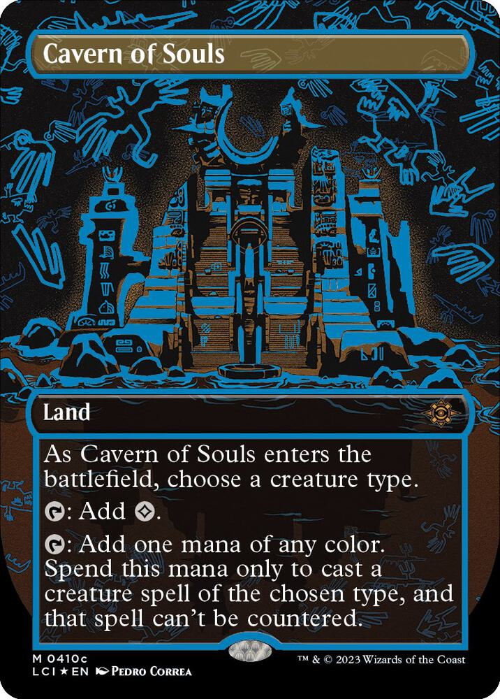 Cavern of Souls (0410c) (Borderless) [The Lost Caverns of Ixalan] [Borderless]