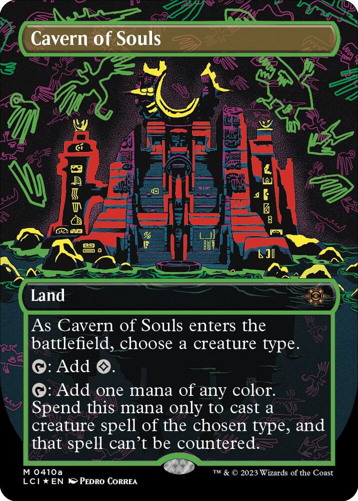 Cavern of Souls (0410a) (Borderless) [The Lost Caverns of Ixalan] [Borderless]