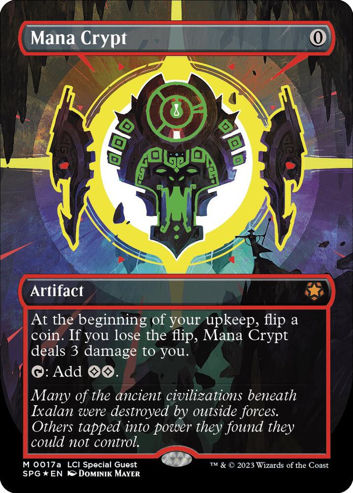 Mana Crypt (0017a) (Borderless) [Special Guests] [Borderless]