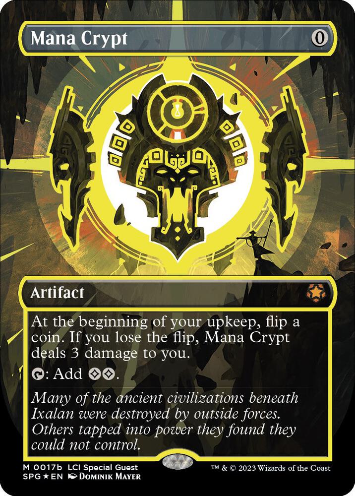 Mana Crypt (0017b) (Borderless) [Special Guests] [Borderless]