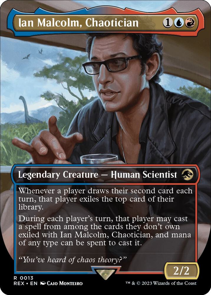Ian Malcolm, Chaotician (Borderless) (13) [Jurassic World Collection] [Borderless]