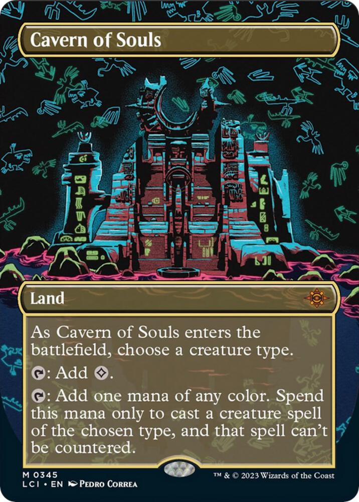 Cavern of Souls (0345) (Borderless) [The Lost Caverns of Ixalan] [Borderless]