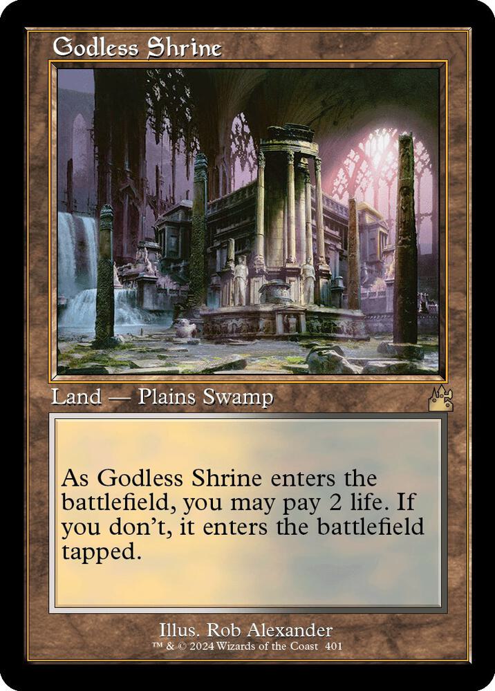 Godless Shrine (Retro Frame) (401) [Ravnica Remastered]
