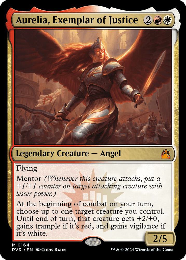 Aurelia, Exemplar of Justice (164) [Ravnica Remastered]