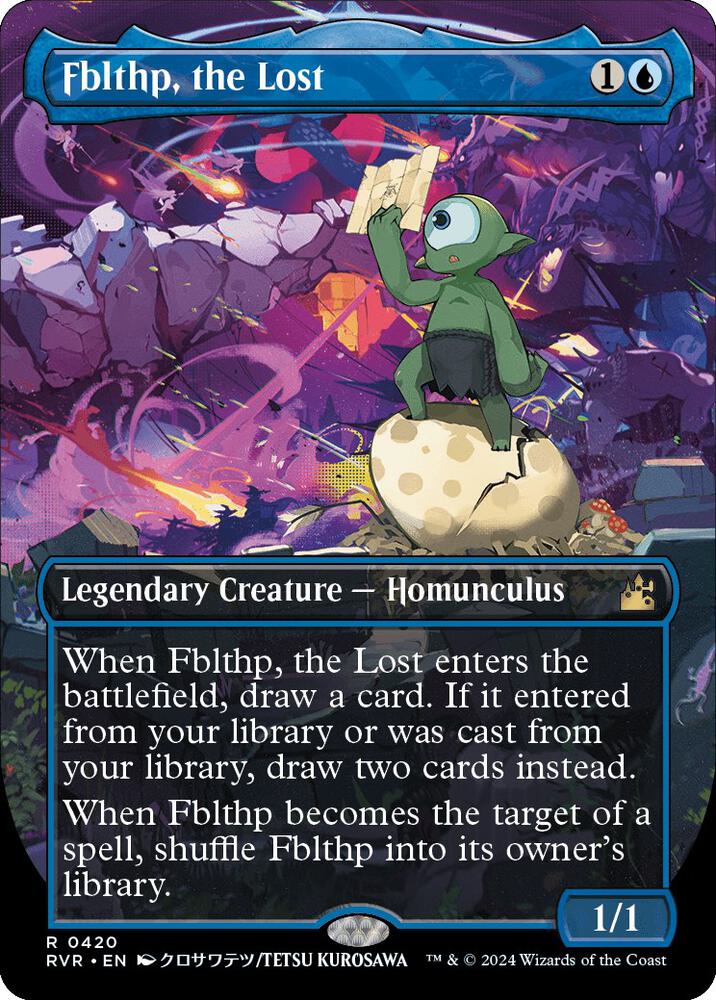 Fblthp, the Lost (Anime Borderless) (420) [Ravnica Remastered] [Borderless]