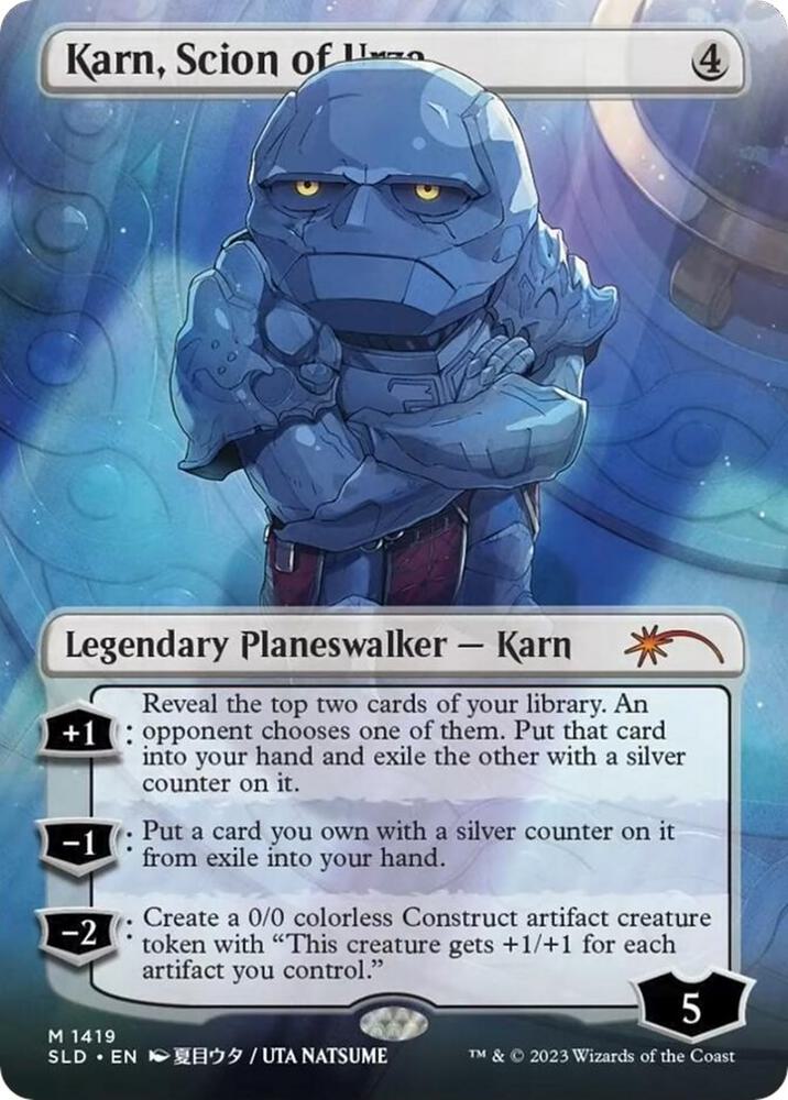 Karn, Scion of Urza (1419) [Secret Lair Drop] [Borderless]