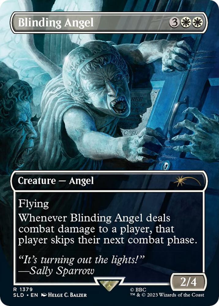 Blinding Angel (1379) [Secret Lair Drop] [Borderless]