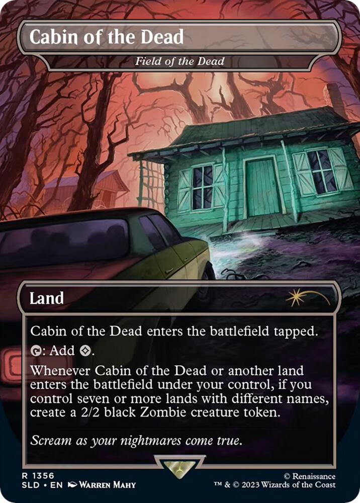 Cabin of the Dead - Field of the Dead (1356) [Secret Lair Drop] [Borderless]