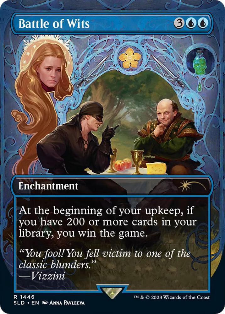 Battle of Wits (1446) [Secret Lair Drop] [Borderless]