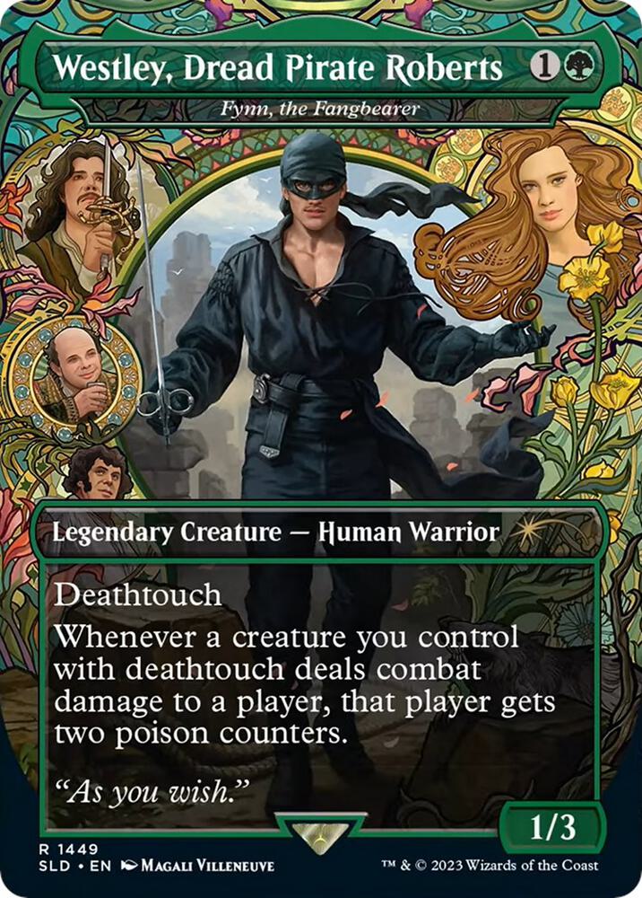 Westley, Dread Pirate Roberts - Fynn, the Fangbearer (1449) [Secret Lair Drop] [Borderless]